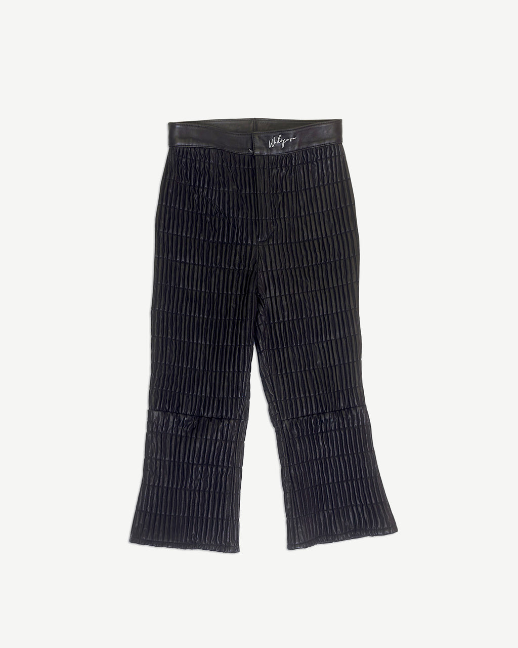 DISCO JUMP PANTS - QUILTED LEATHER